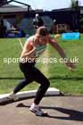 Heptathlon shot putt, 2025 EAP International Combined Events, Hexham, Northumberland.  Photo: David T. Hewitson/Sports for All Pics